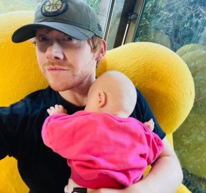 Ruper Grint shares first picture of his daughter on Instagram.